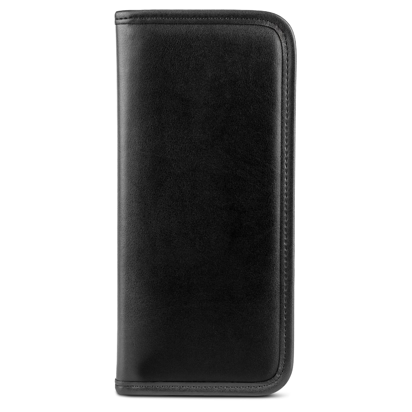 Samsill Professional Business Card Organizer with Padded Cover, Card Holder for 160 Cards, Black