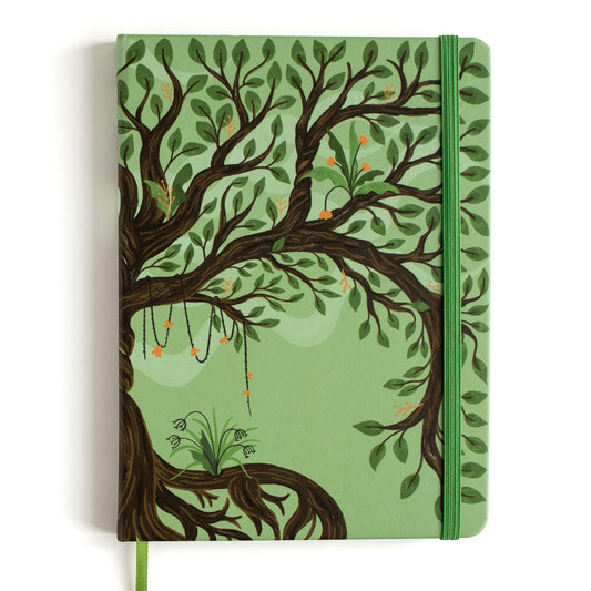 Rileys Tree of Life Lined Journal Notebook, 8x6 in, Hardcover, 240 Pages