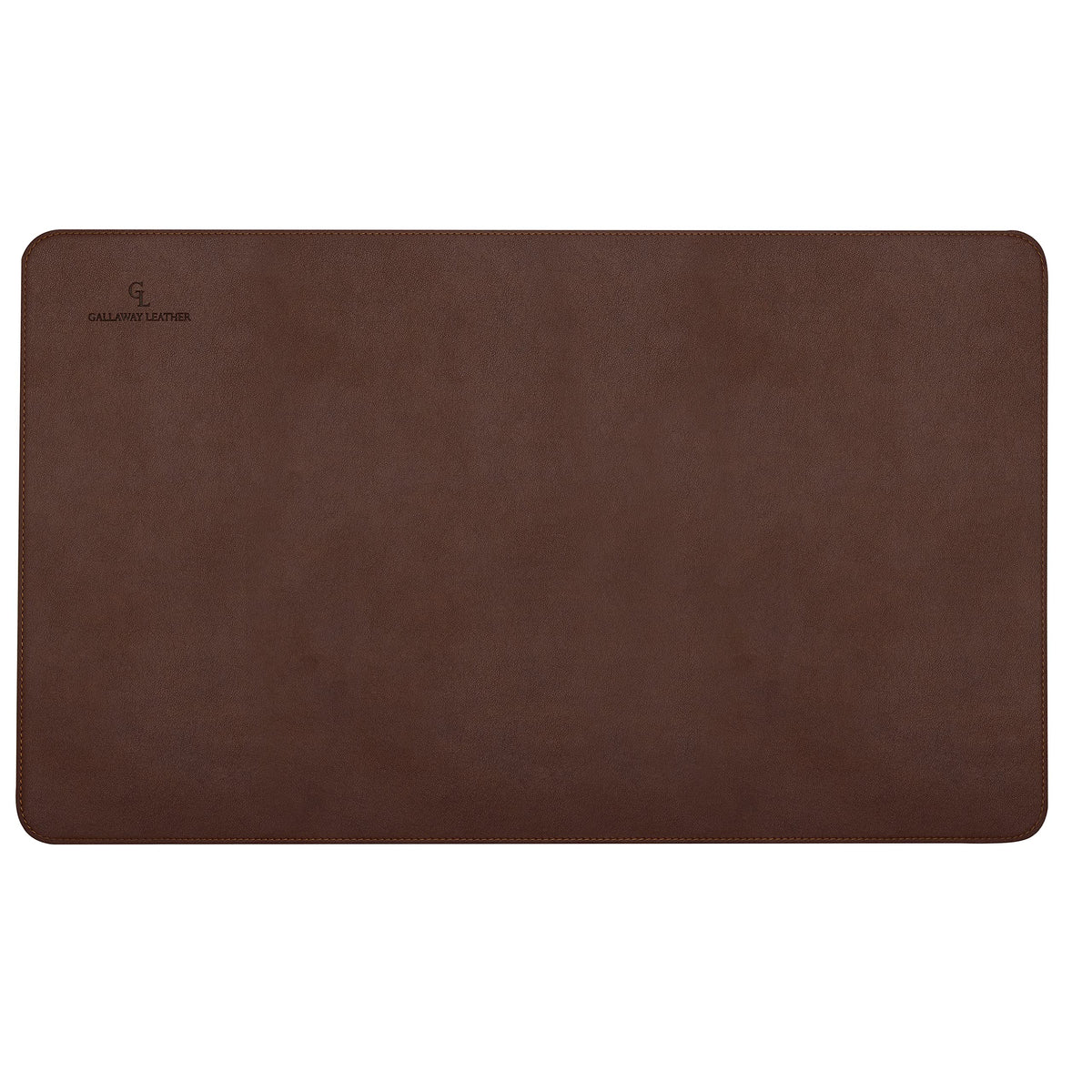 Gallaway Leather Desk Mat - Office Writing Desk Pad, Medium 24" x 14" Dark Brown, Gift Ready