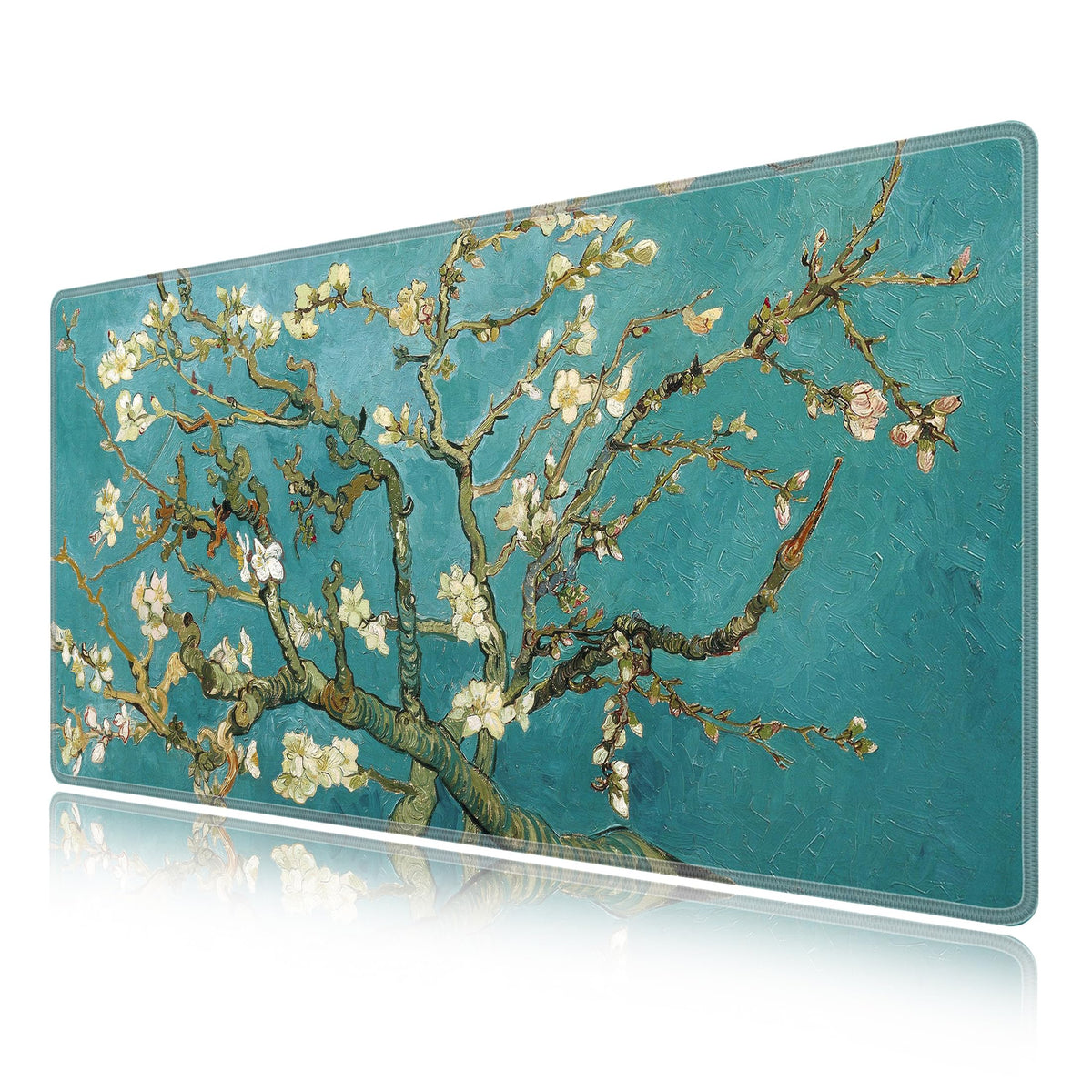 LL-COEUR XXL Landscape Gaming Mouse Pad Computer Keyboard Mat Office Desk Pad (Apricot, 47.2" x