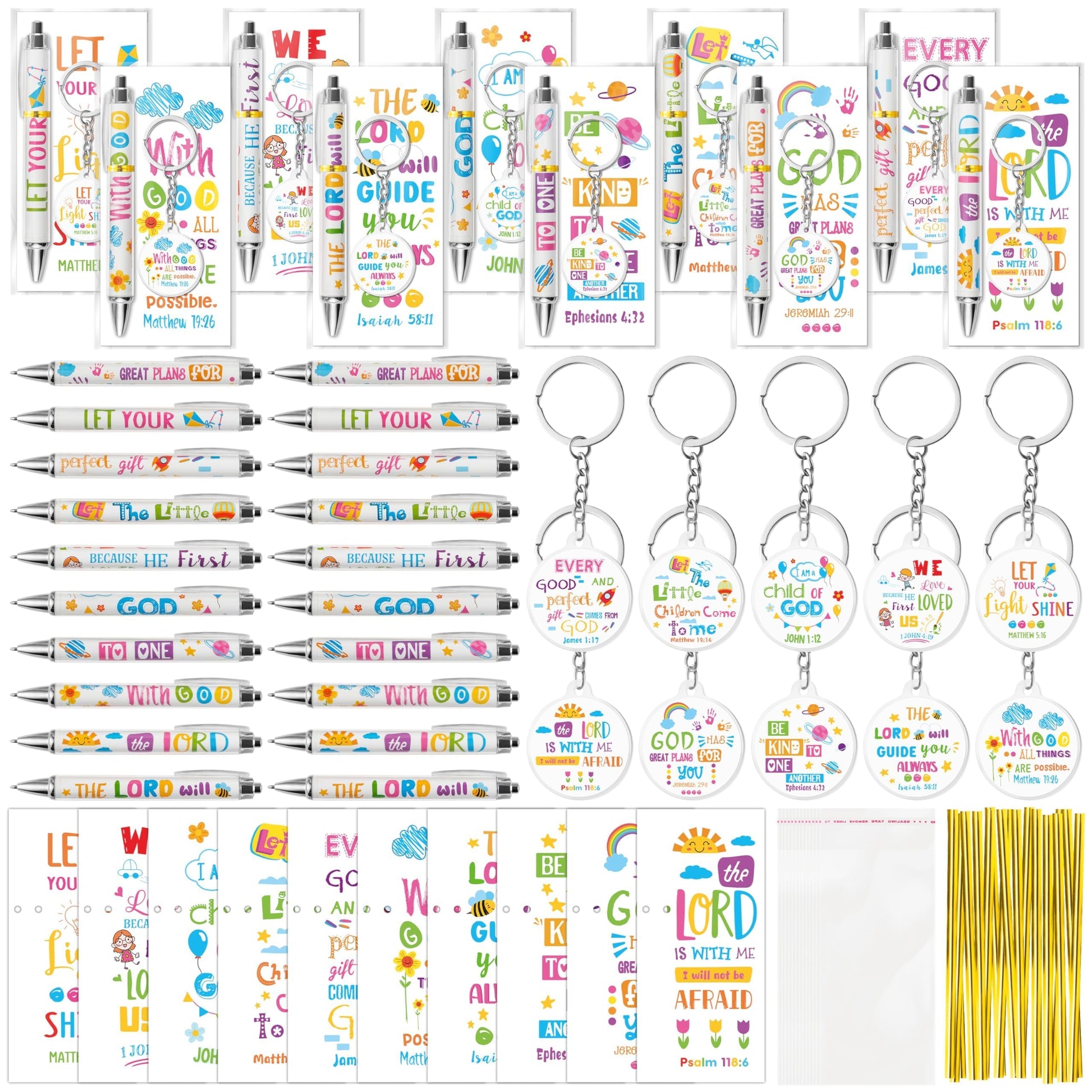 ANGOLIO Christian Inspirational Bible Verses Gifts - 230P Religious Inspirational Bookmarks