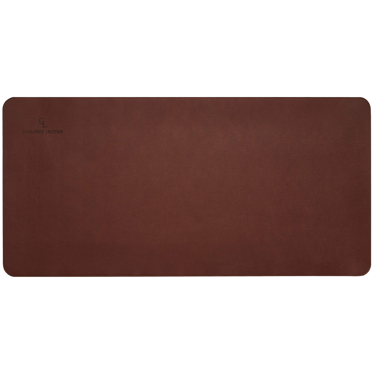 Gallaway Leather Desk Mat, Office Writing Desk Pad, Large 36" x 17" Dark Brown, for Top of Desks