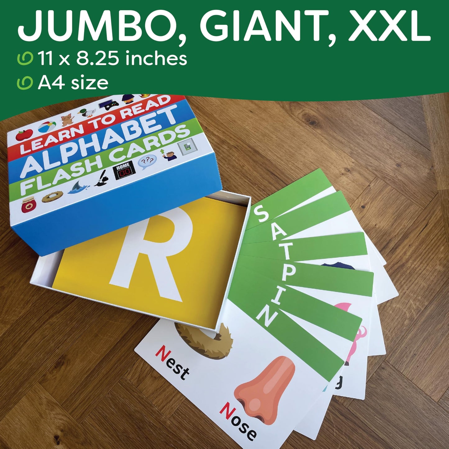 Jumbo Alphabet Flash Cards