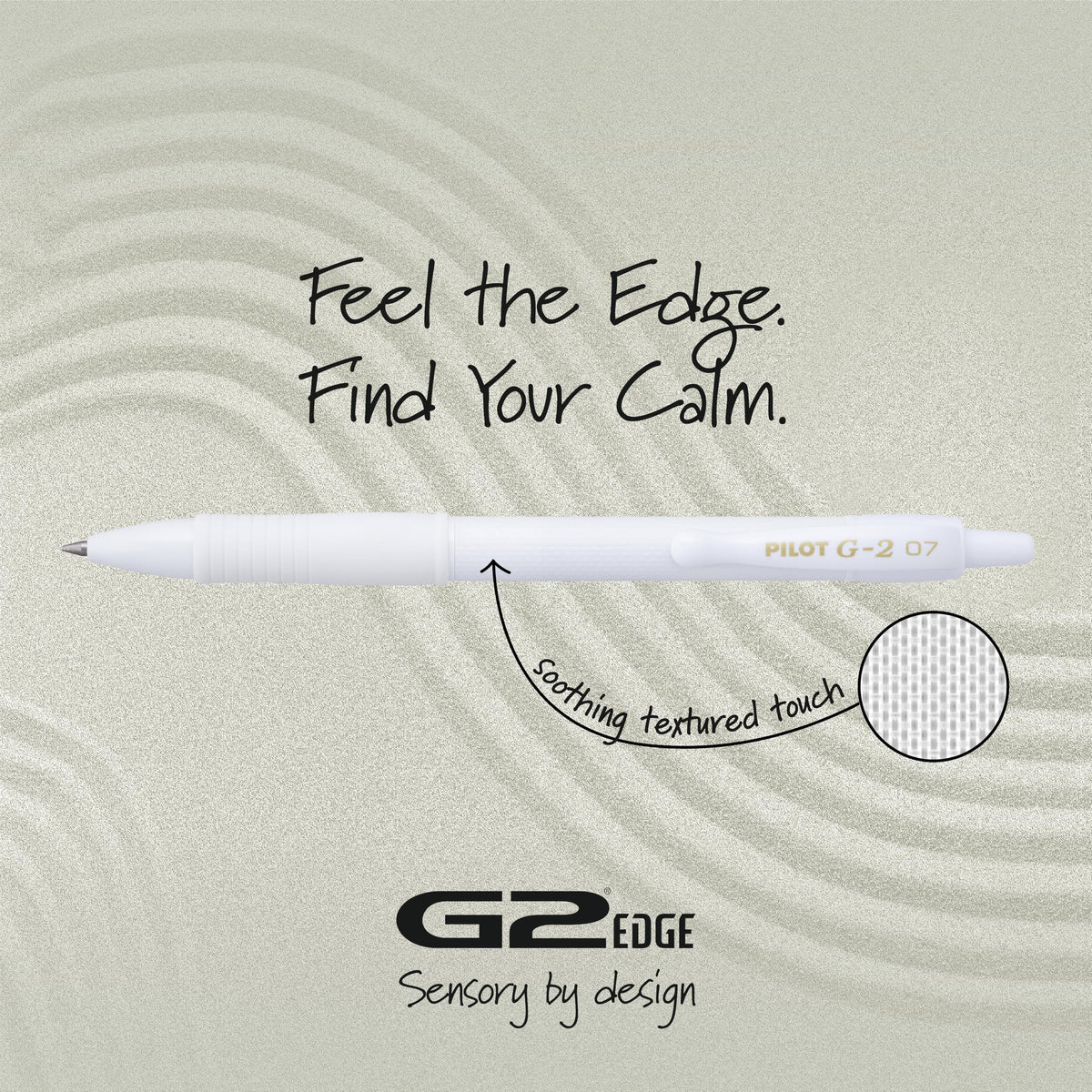 PILOT G2 Edge White Gel Roller Pens, Fine Point 0.7 mm, 12Pk