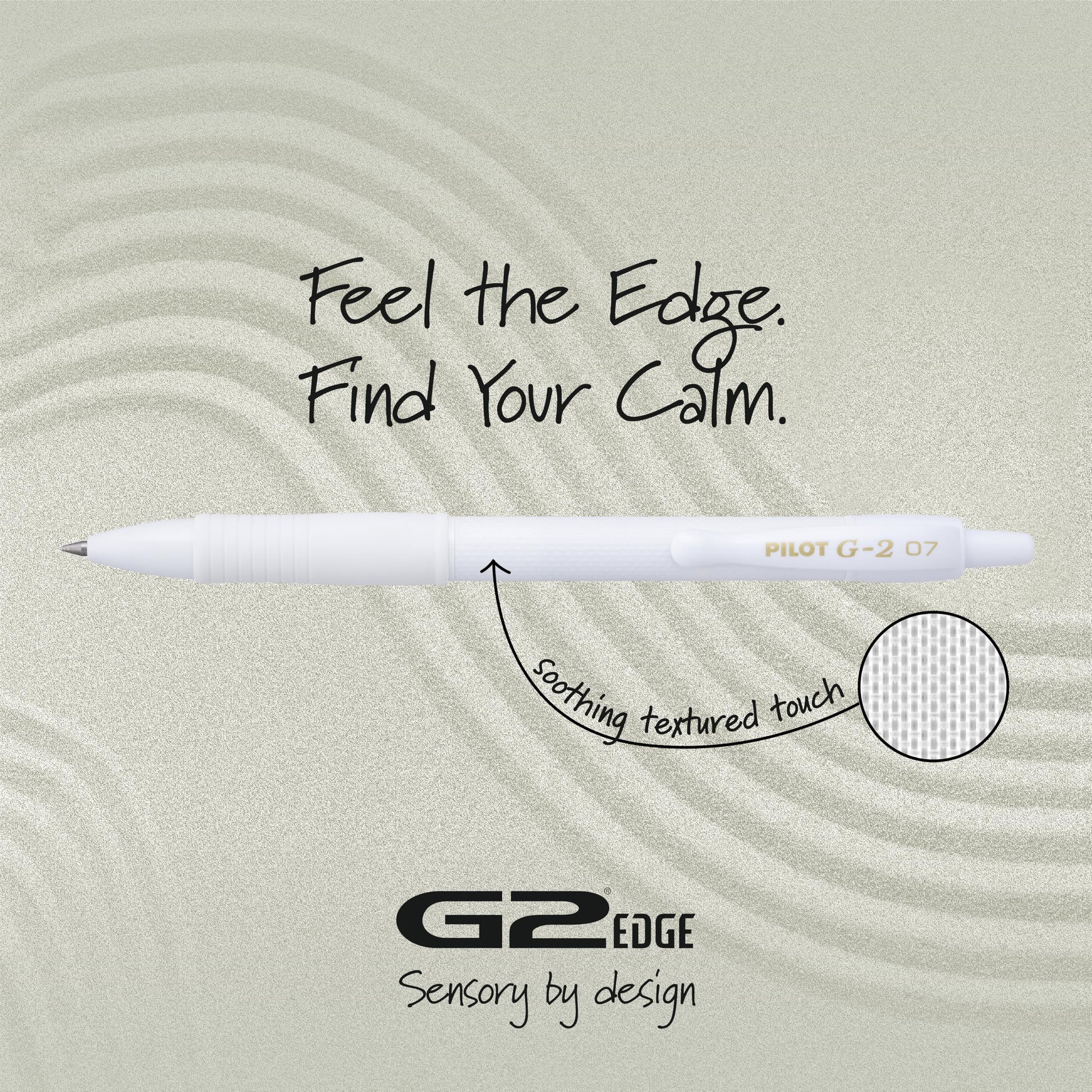 PILOT G2 Edge White Gel Roller Pens, Fine Point 0.7 mm, 12Pk