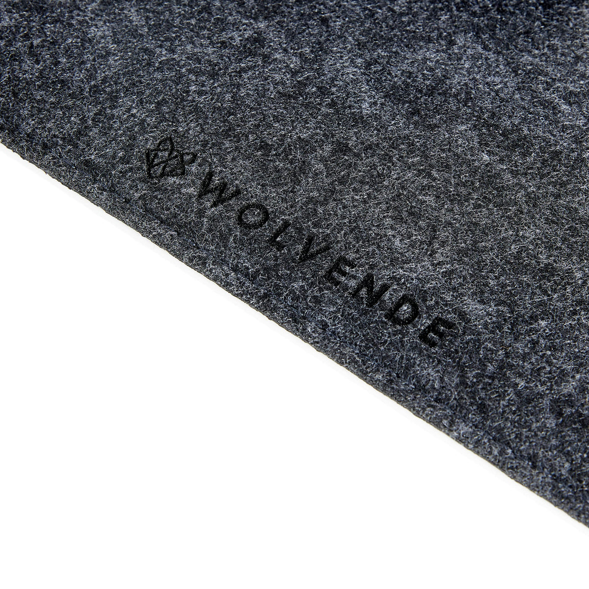 Wolvende Premium Felt Desk Mat | Large 15.75" x 36" | Multifunctional Desk Pad for Home Office |