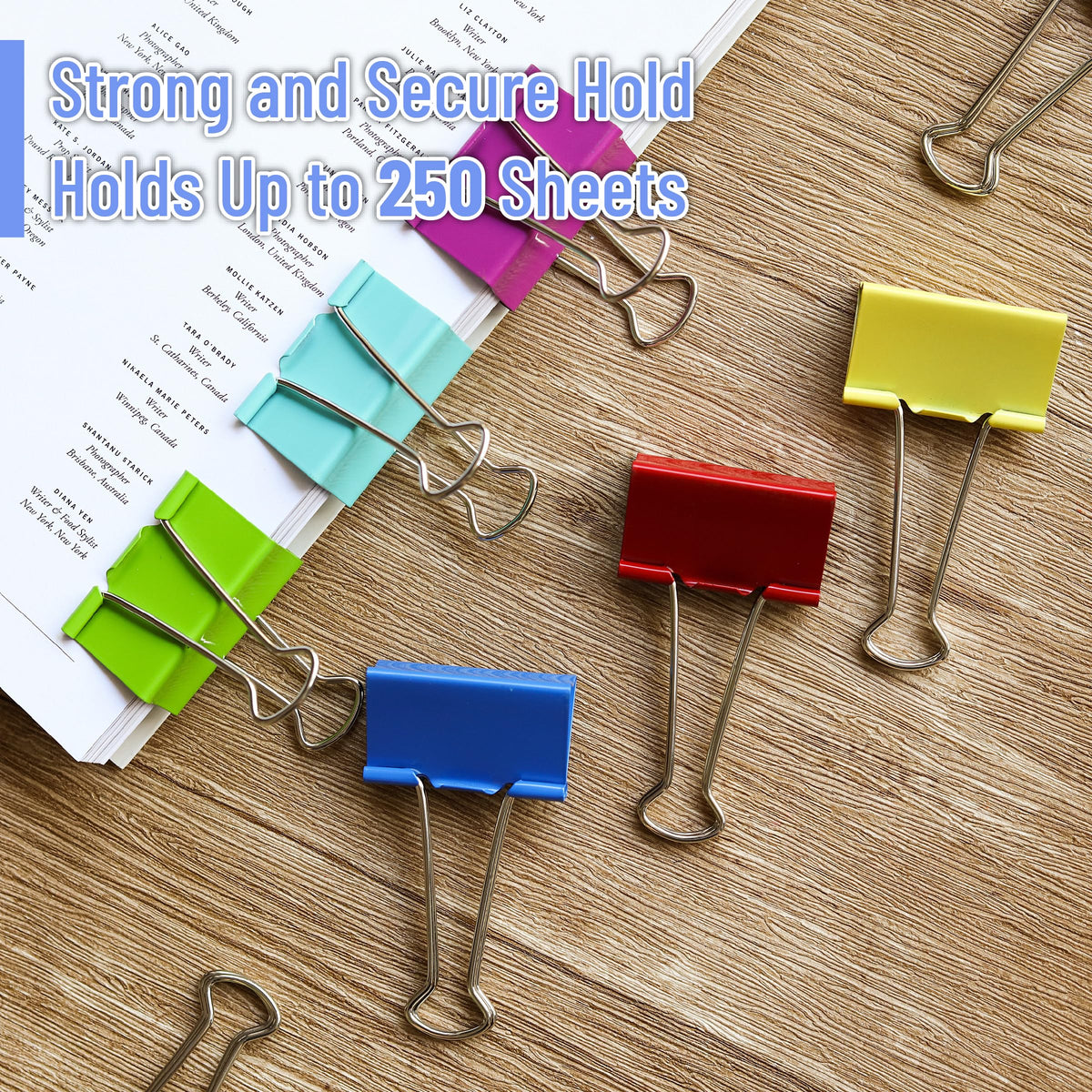 Mr. Pen- Metal Binder Clips, 12 pcs, 2 Inches, Extra Large Size