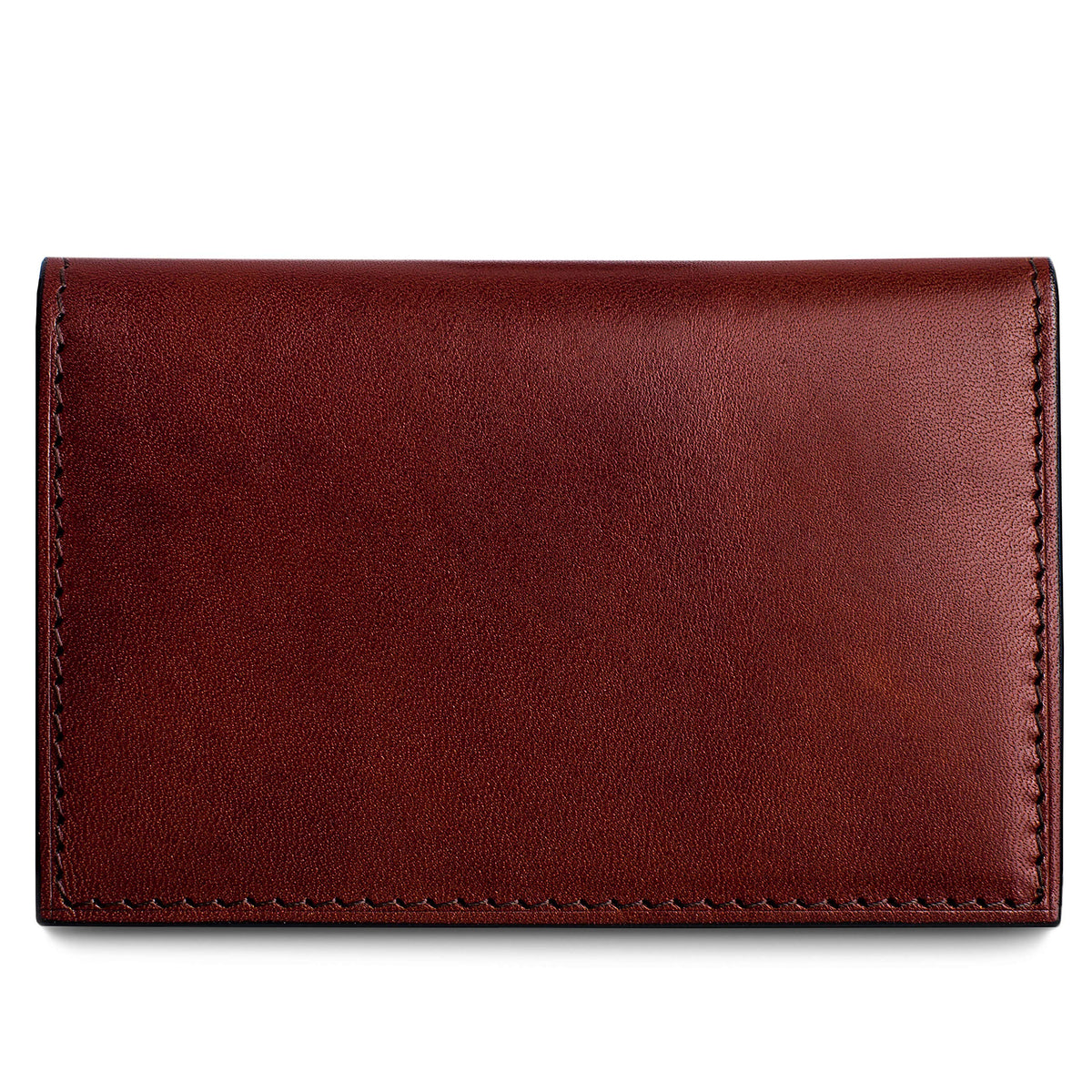 Bosca Men's Leather Card Holder Wallet - Slim, Front Pocket Design, 4 Card Slots Calling Card & ID