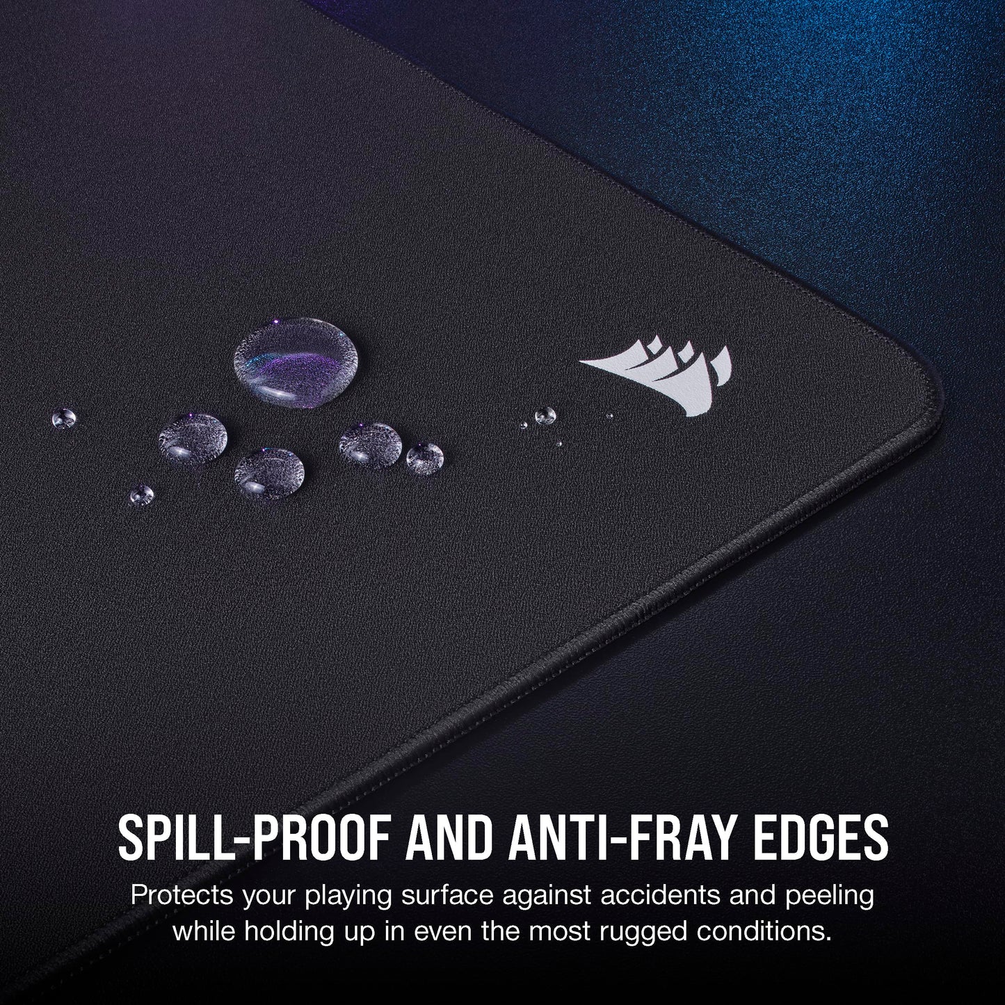 Corsair MM500 v2 Hybrid Cloth Gaming Large Mouse Pad – 45cm x 40cm – Spill-Proof Coating
