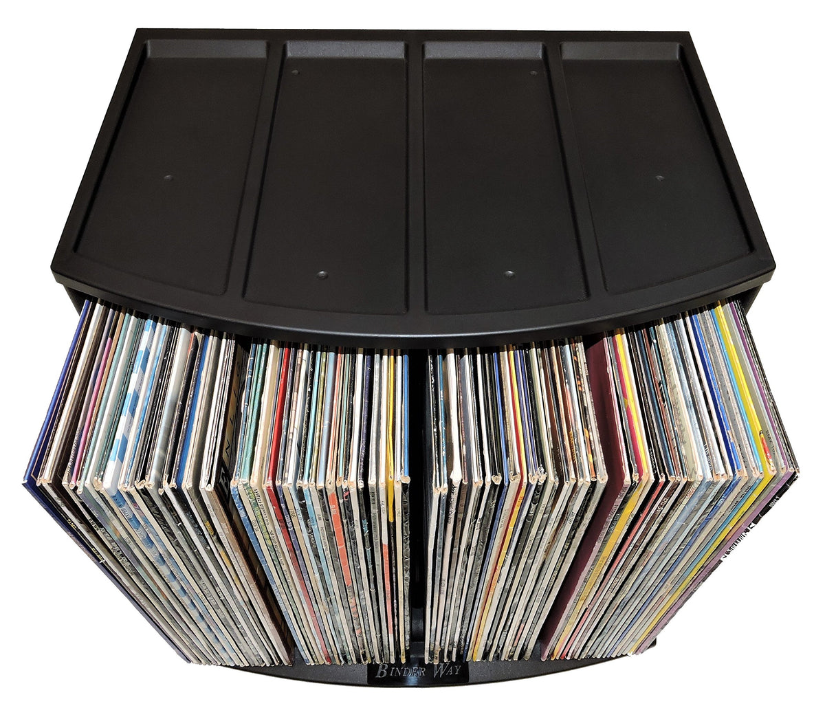 Binder Way - Vinyl Record Storage Holder, LP Box, Scrapbook 12x12 Paper Rack, Desktop Organizer