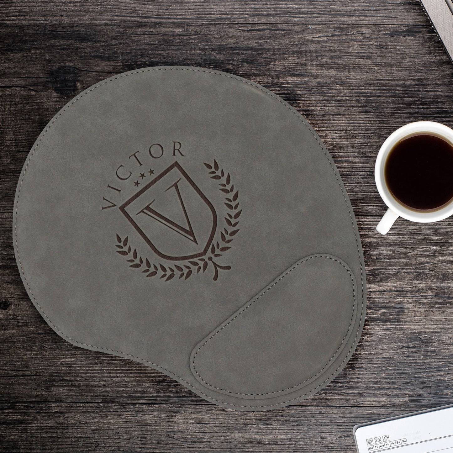 My Personal Memories Custom Engraved and Personalized Mouse Pad with Wrist Rest Desk Accessories