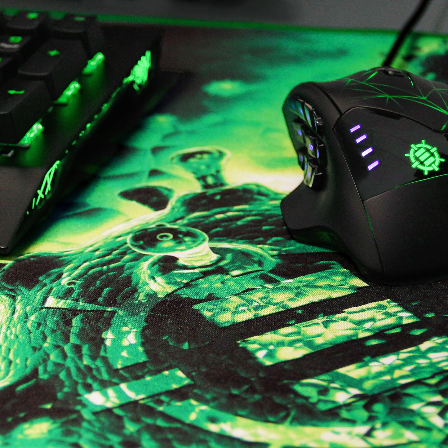 Enhance Extended Large Gaming Mouse Pad - XL Mouse Mat (31.5" x 13.75") Anti-Fray Stitching for