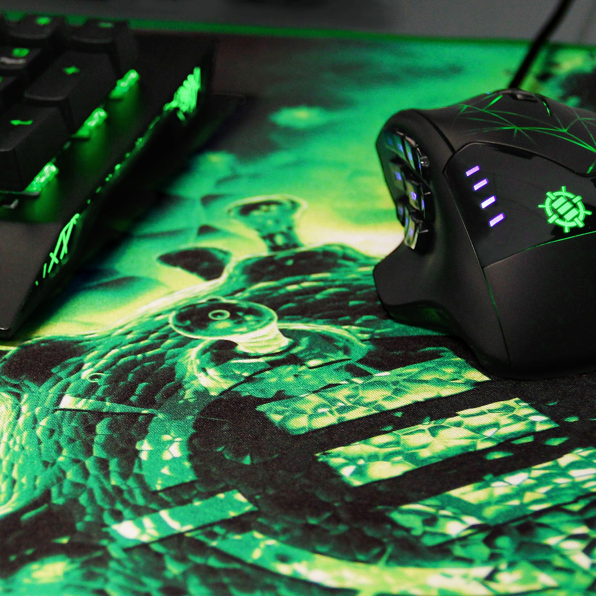 Enhance Extended Large Gaming Mouse Pad - XL Mouse Mat (31.5" x 13.75") Anti-Fray Stitching for