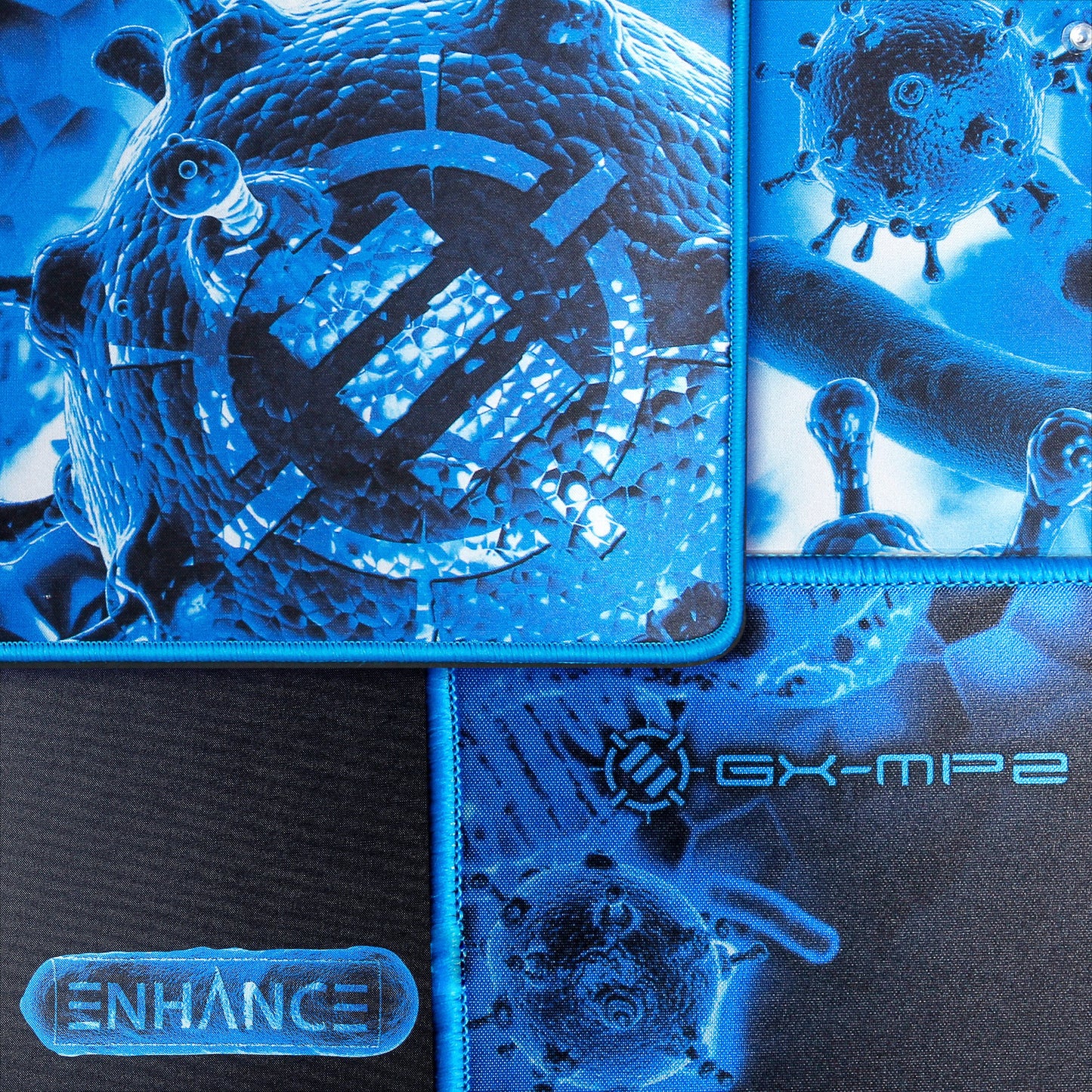 ENHANCE Pathogen Extra Large Gaming Mouse Pad (31.5 x 13.75 in) - Extended Mousepad with Anti-Fray